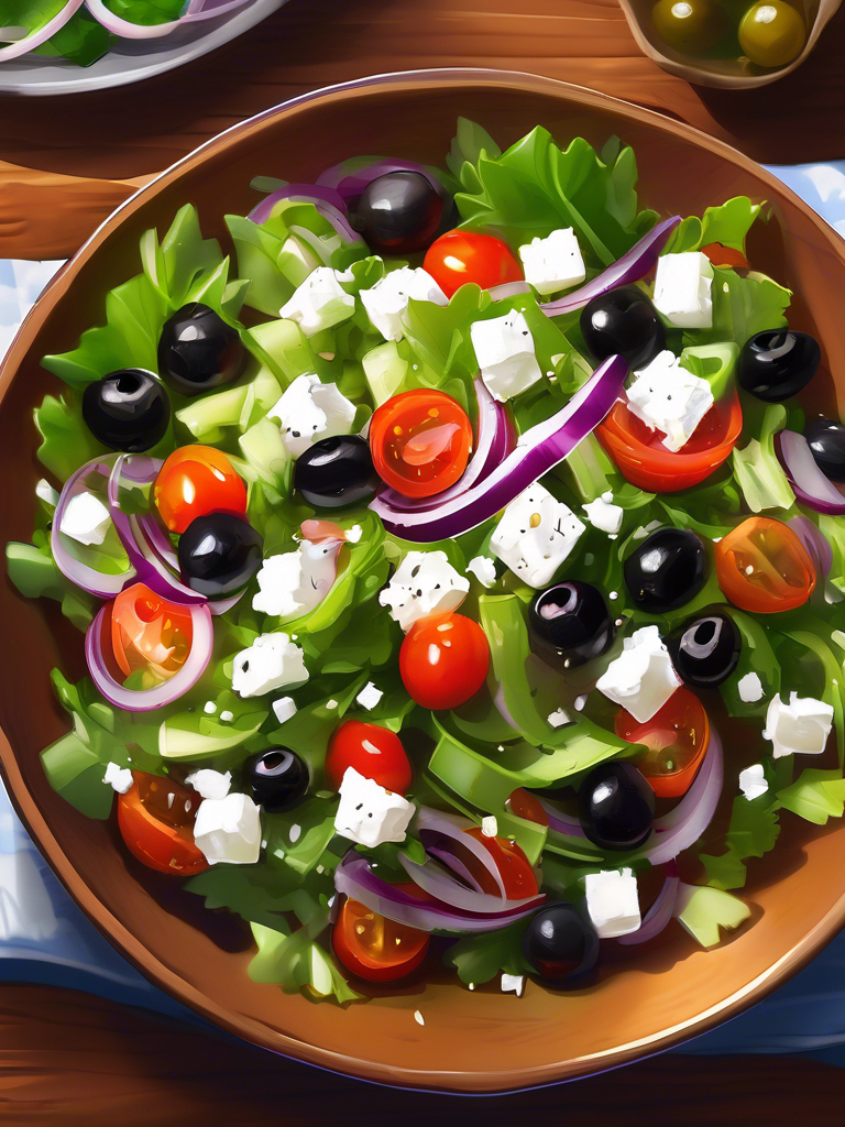 Receita de Salada Colorida